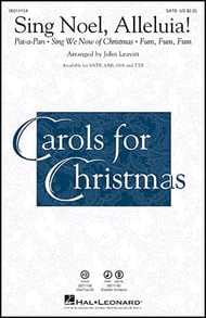 Sing Noel, Alleluia! SATB choral sheet music cover Thumbnail